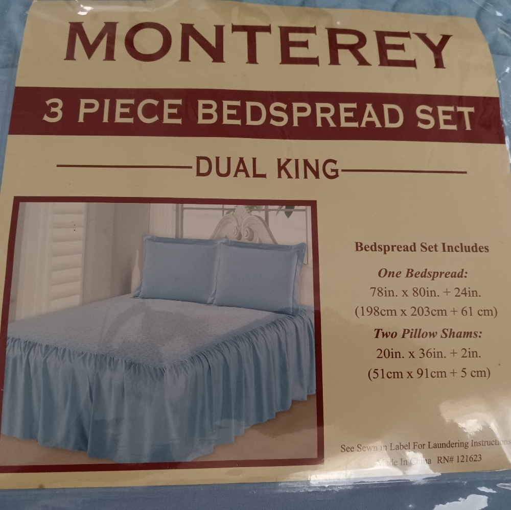 Monterey 3 piece bedspread set